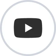 YouTube play button icon inside a circular border.